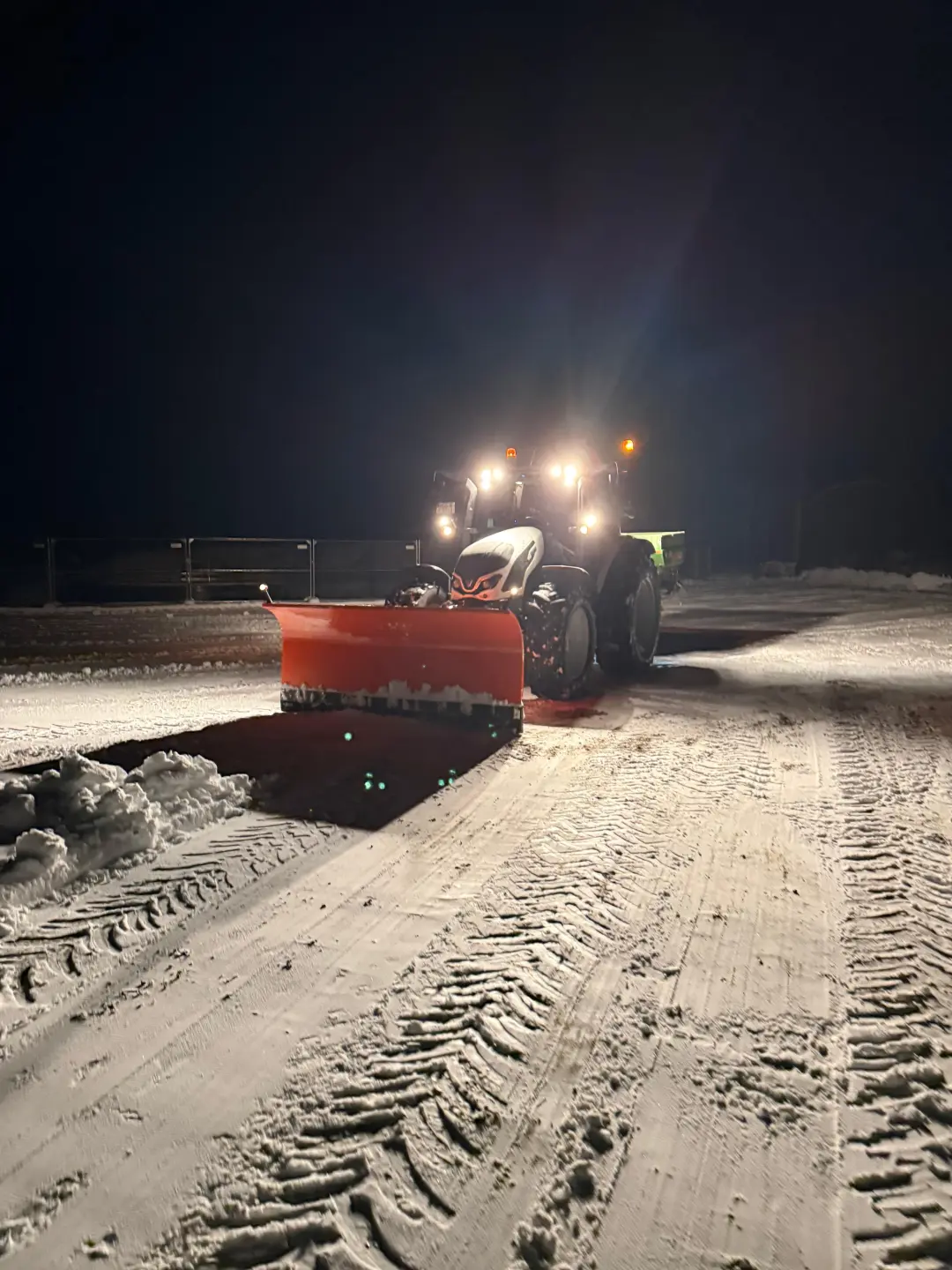 Winterdienst im Windpark