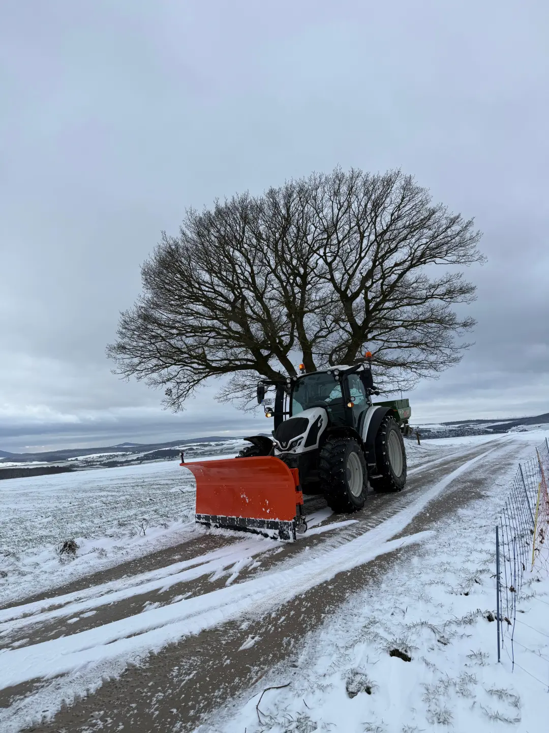 Winterdienst im Windpark