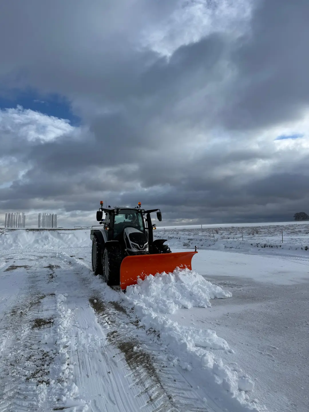 Winterdienst im Windpark